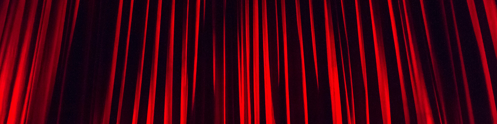 Red curtain backdrop