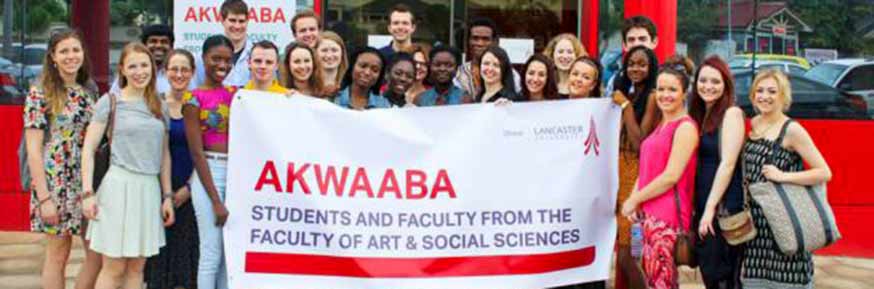 Students and Faculty from the Faculty of Art and Social Sciences visiting Ghana