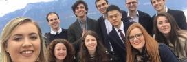 Lancaster University students and staff at WBCSD Montreux meeting March 2017