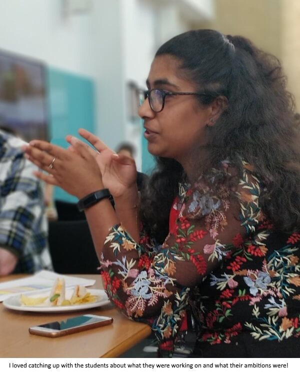 Sharlene Gandhi speaks to students at Marketing Me 2019