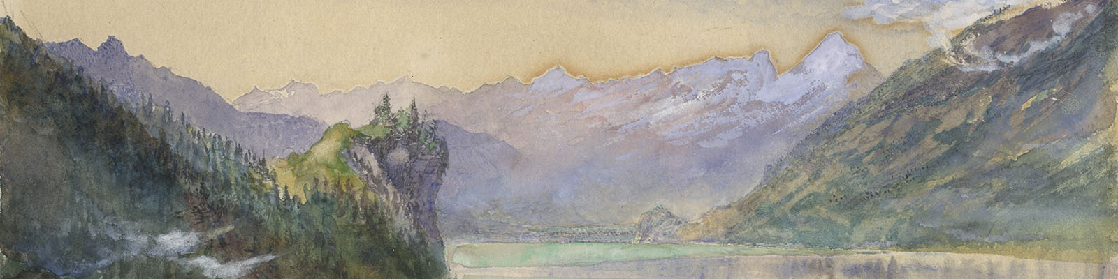 John Ruskin: Lake of Brienz